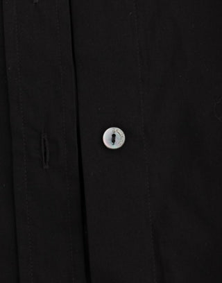 Black cotton shirt top