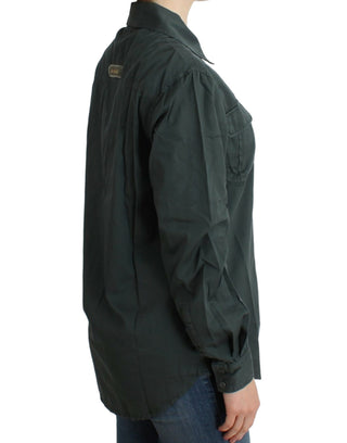Camisa de botones gris