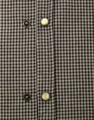 Graues Leinen-Freizeithemd