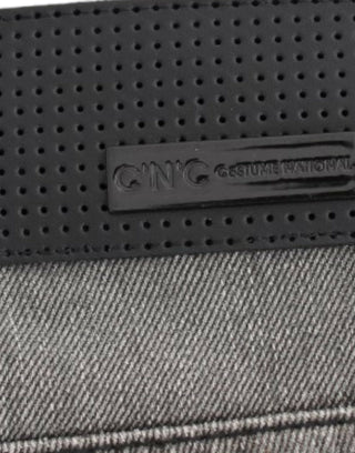 Jeans de pierna recta gris