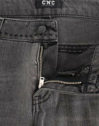 Jeans de pierna recta gris