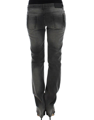 Jeans de pierna recta gris