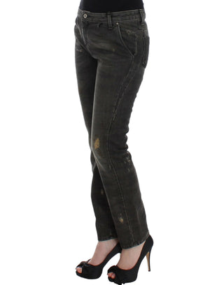 Jeans desgastados grises