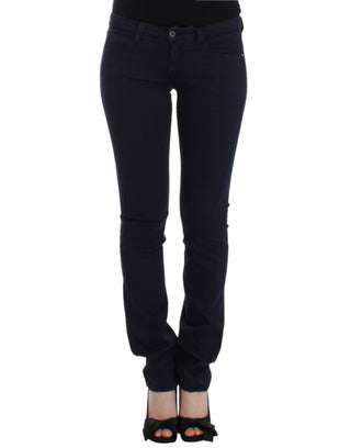 Jeans de pierna recta azul