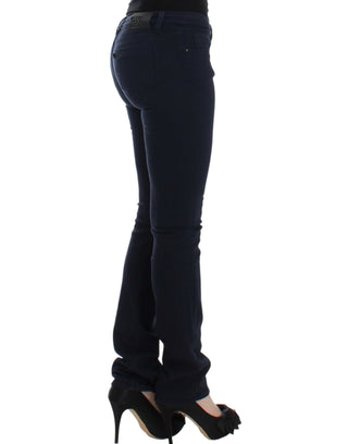 Jeans de pierna recta azul