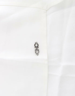 Top sin mangas blanco