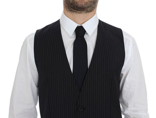 Chaleco de Vestido Formal Gris Elástico