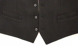 Chaleco de Vestido Negro de Algodón