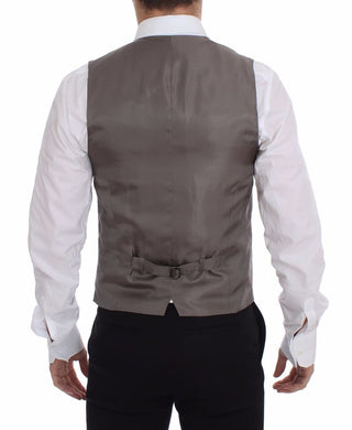 Beige Baumwolle Kleid Weste Blazer Jacke
