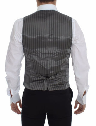 Blazer de vestido de algodón elástico gris