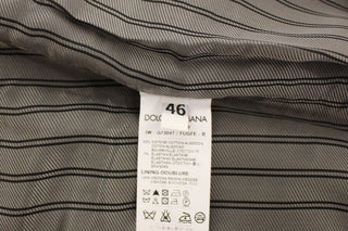 Blazer de vestido de algodón elástico gris