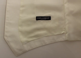 Weiße Weste aus Baumwoll-Seiden-Mix, Blazer