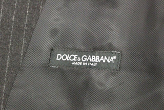 Chaleco de Vestido Gris de Lana con Logo