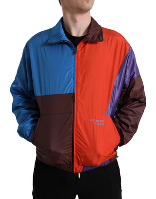Chaqueta cortavientos multicolor