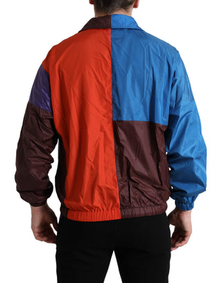 Chaqueta cortavientos multicolor