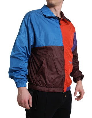 Chaqueta cortavientos multicolor