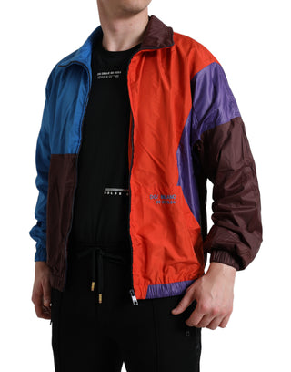 Chaqueta cortavientos multicolor