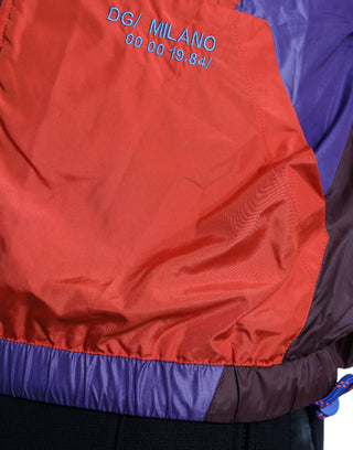 Chaqueta cortavientos multicolor
