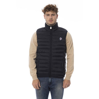 Chaleco negro de poliamida para hombre