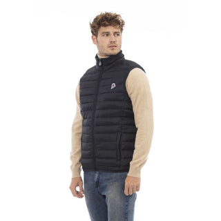 Chaleco negro de poliamida para hombre