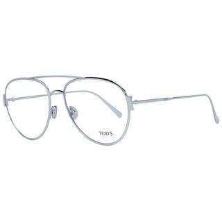 Gafas con montura de metal plateado
