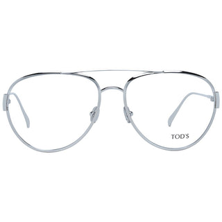 Gafas con montura de metal plateado