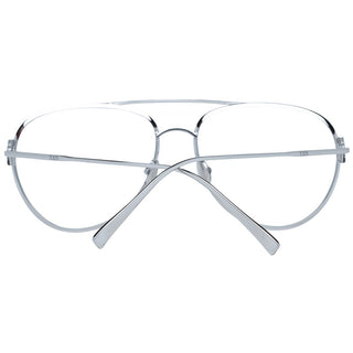 Gafas con montura de metal plateado