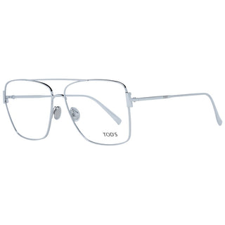 Gafas con montura de metal plateado