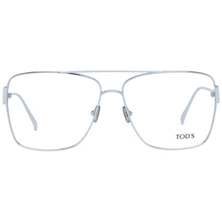 Gafas con montura de metal plateado