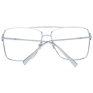 Gafas con montura de metal plateado