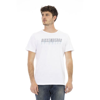 Weißes Baumwoll-Herren-T-Shirt