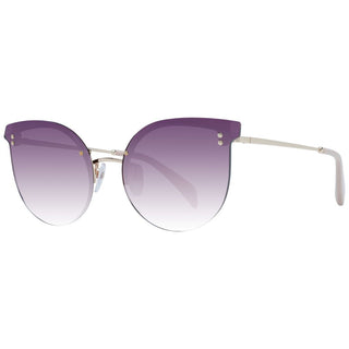 Gafas de sol doradas de acero inoxidable  