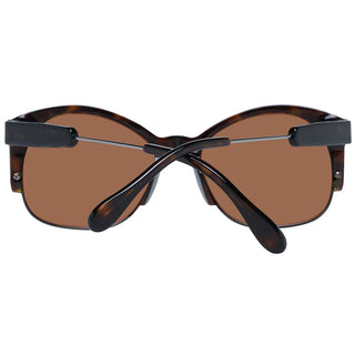 Gafas de sol marrones de acetato y metal