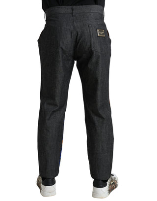 Multicolor-Tiger-Baumwolle Lockere Jeans