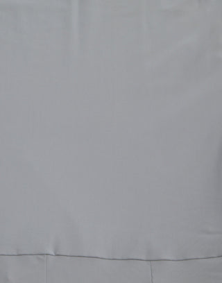 Gray Nylon Strapless Bodycon Jumpsuit Dress