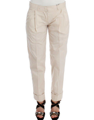 Beige Chinos Freizeithosen Khakis
