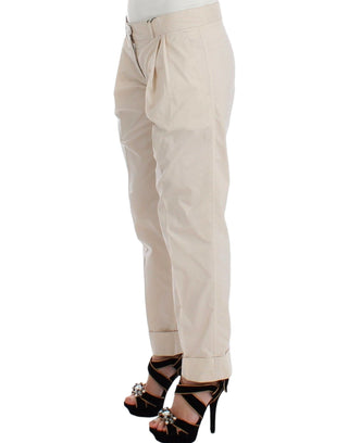 Beige Chinos Freizeithosen Khakis