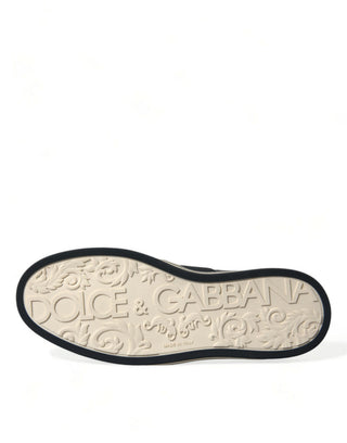 Zapatillas negras de cuero exótico tipo cocodrilo