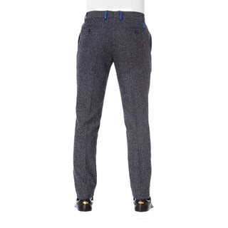 Pantalón negro de algodón para hombre