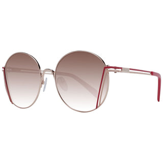 Gafas de sol de metal color oro rosa