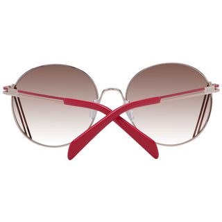 Gafas de sol de metal color oro rosa