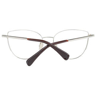 Gafas con montura de metal dorado