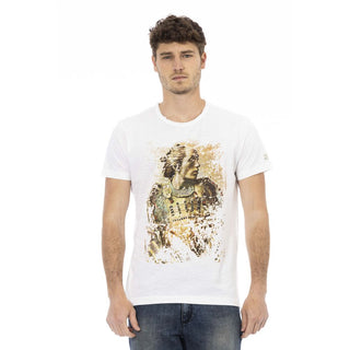 Weißes Herren-T-Shirt aus Baumwolle