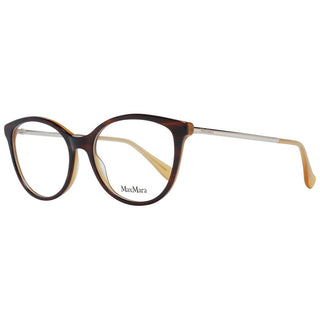 Gafas (monturas) de metal y plástico marrón