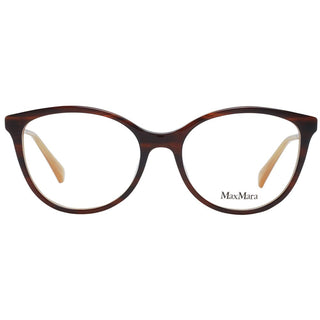 Gafas (monturas) de metal y plástico marrón
