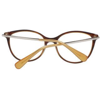Gafas (monturas) de metal y plástico marrón