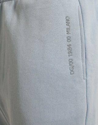 Pantalones Jogger de Algodón Azul Claro para Hombre