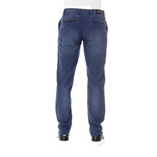 Blaue Baumwoll-Herrenjeans