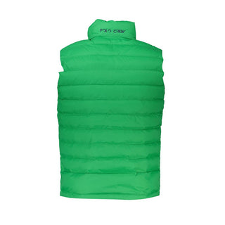 Chaqueta verde de poliamida