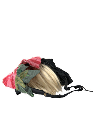 Schwarze Viskose Weiße Haare Friseursalon Stirnband Diadem